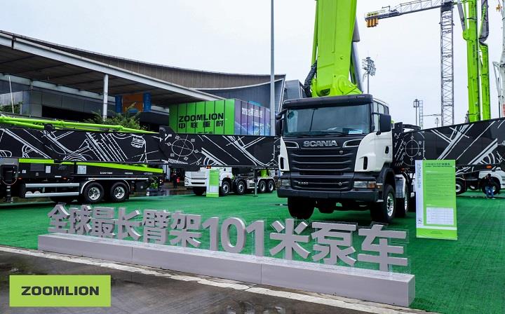 長(zhǎng)沙展完美收官！中聯(lián)重科高能“小綠奇跡軍團(tuán)”獲52億元訂單